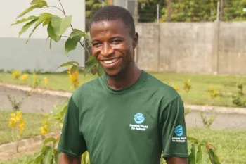 Morris Suah, Second Chance Chimpanzee Refuge caretaker