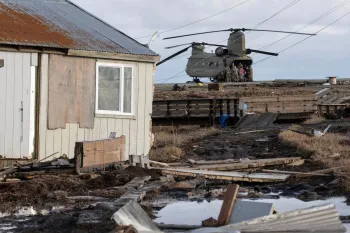 US Extreme Weather Alaska Typhoon Aftermath